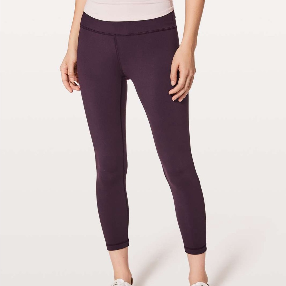Lululemon High Times Pant- Black Cherry Size 6
